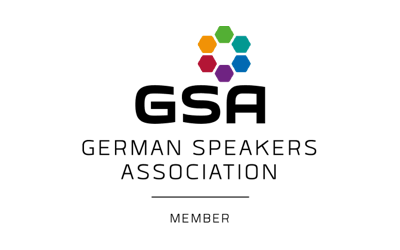 Logo: GSA, German Speaker Association