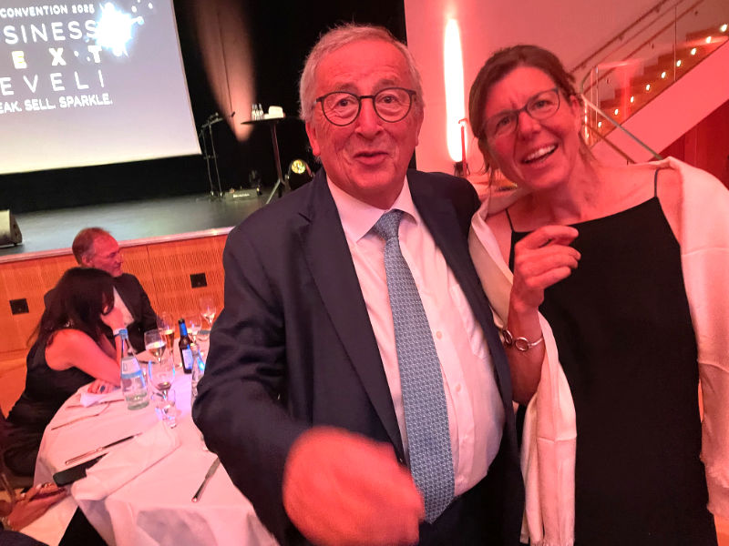 Jean-Claude Juncker & Caroline Dostal